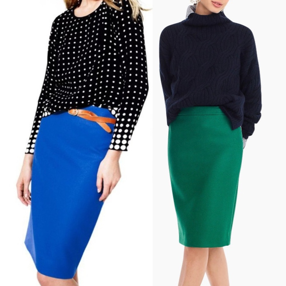 ❤️ Bundle of 2 Like New J. Crew Wool Pencil Skirts